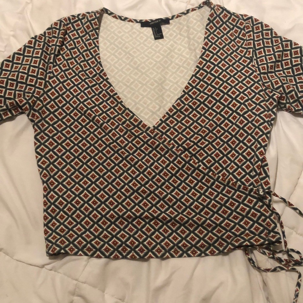 Crop Wrap Top